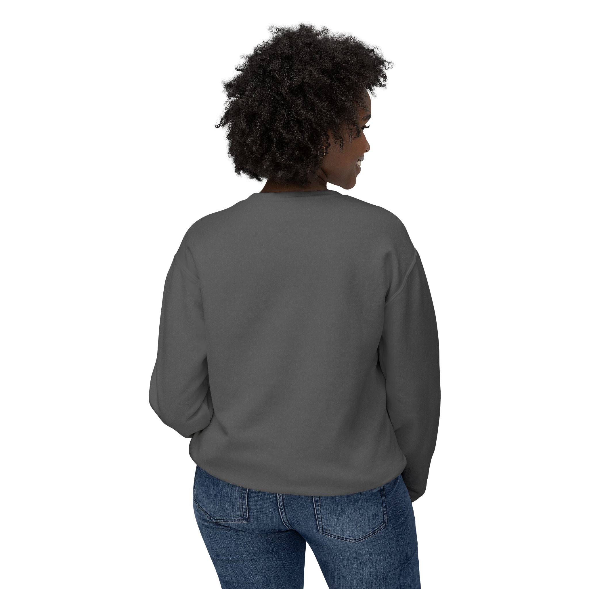 Minimalist "Saturated Fan" Crewneck Sweatshirt