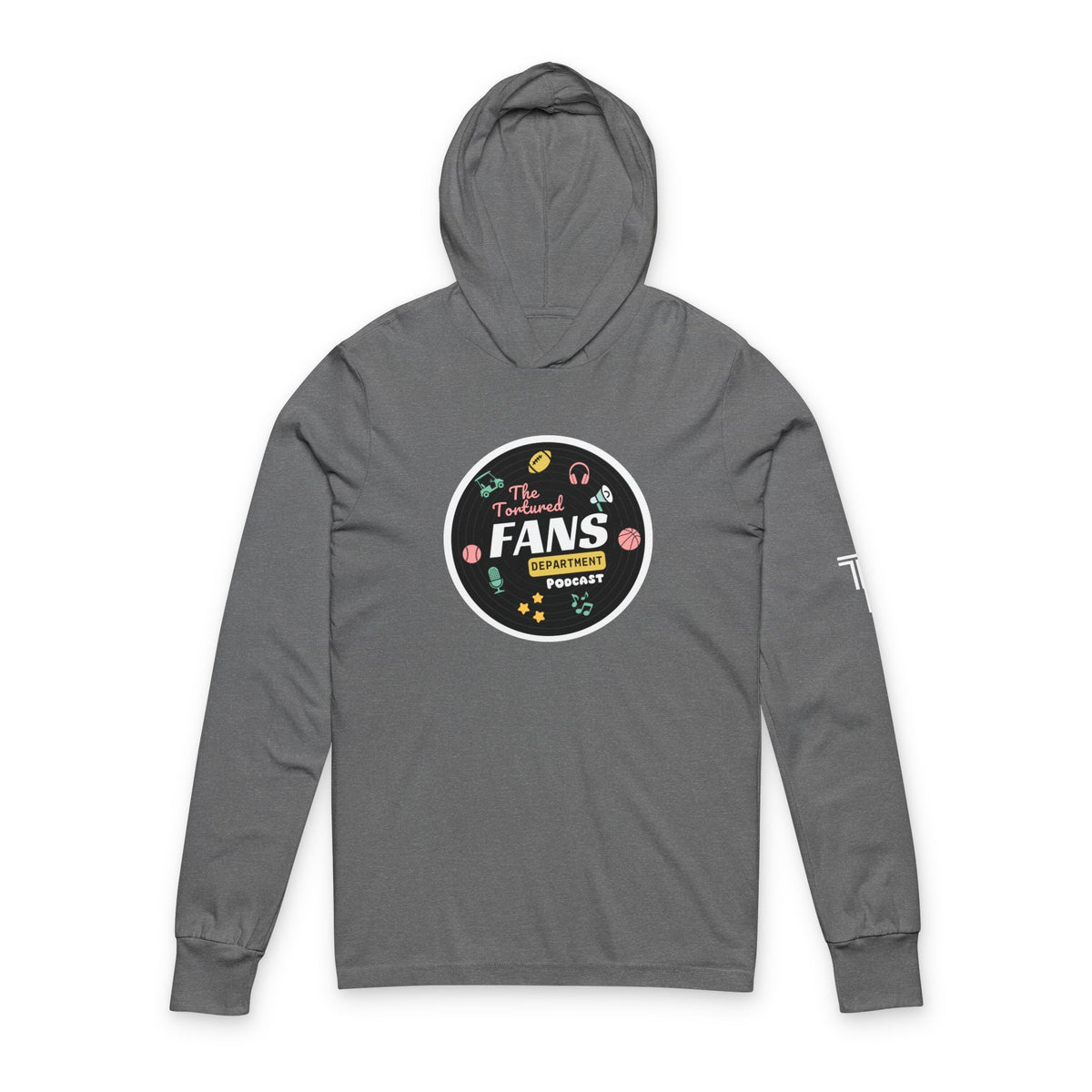 Lightweight Hooded Tee (Podcast Logo)