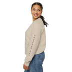 Fall Leaves & Pumpkins Crewneck Sweatshirt — Autumn Graphic Pullover