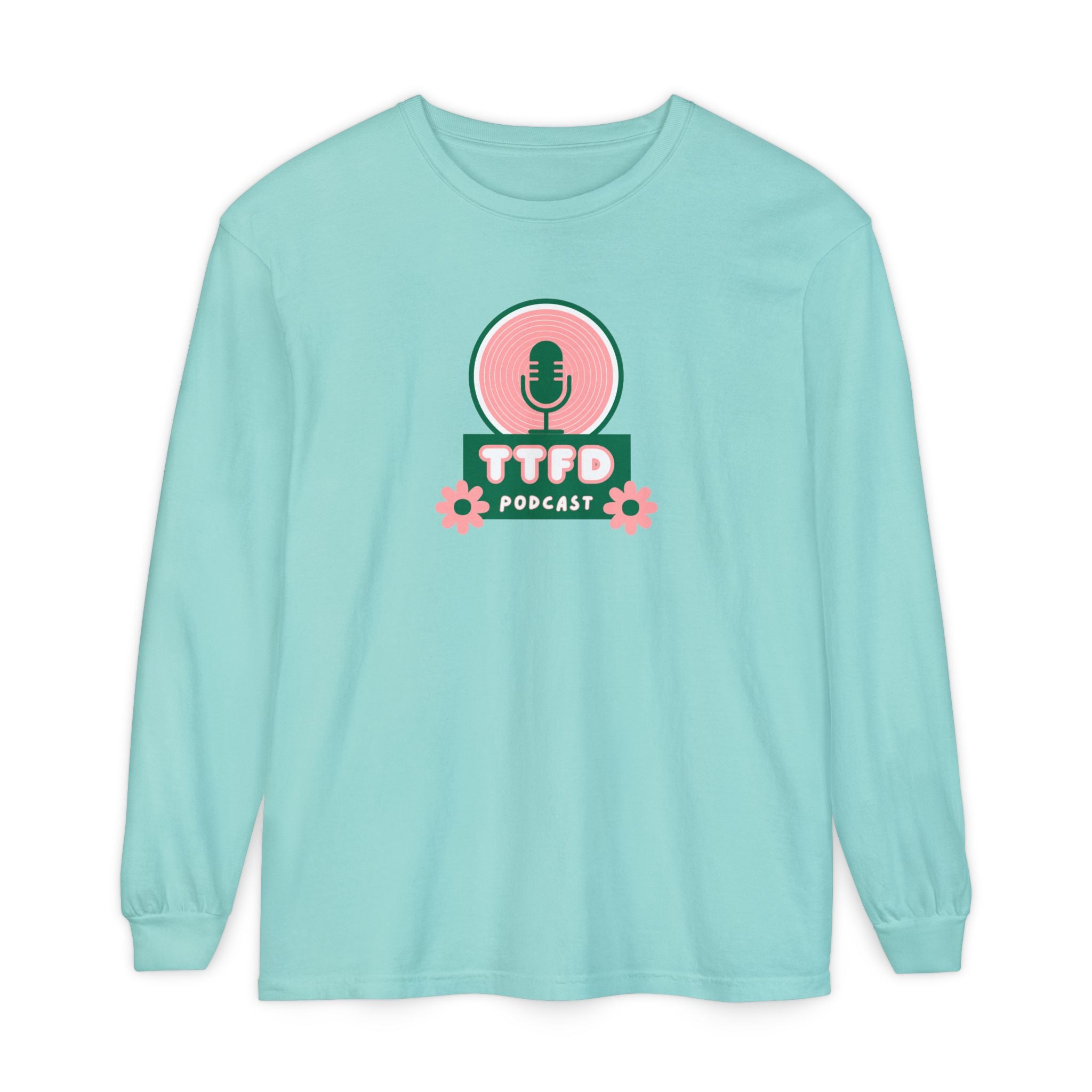 TTFD Floral Mic Long-Sleeve Tee