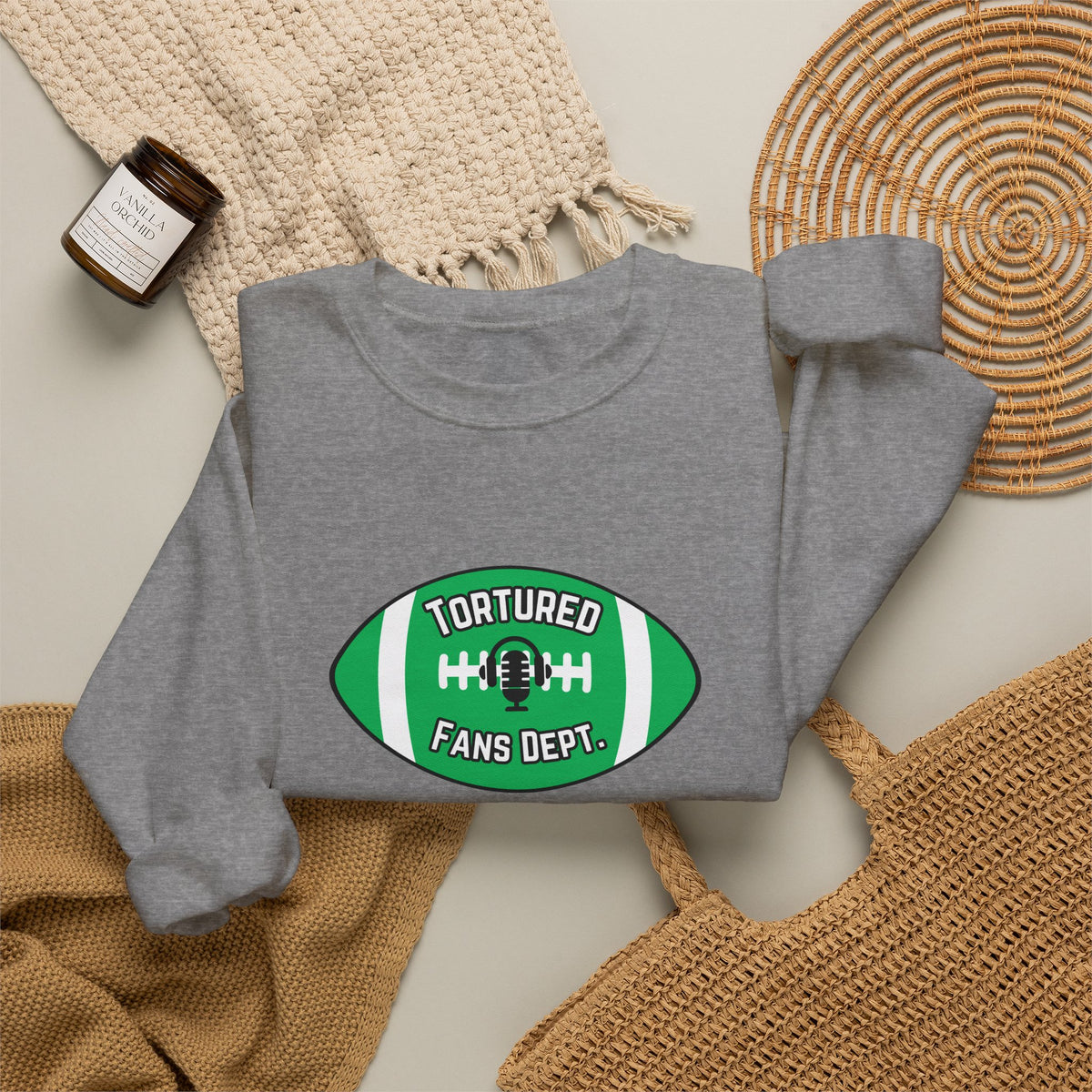 Tortured Fans Dept. Football Crewneck Sweatshirt