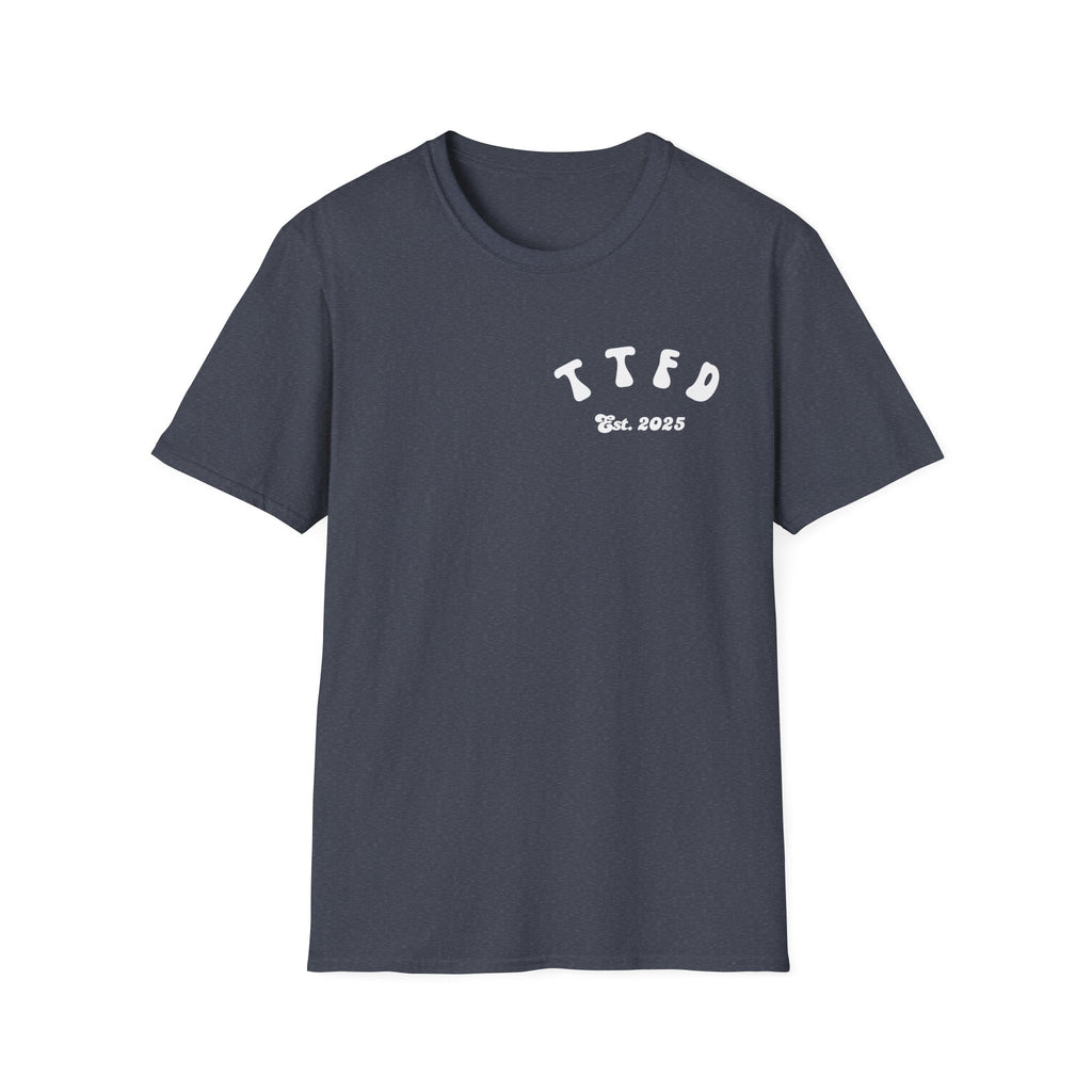 Unisex Softstyle T-Shirt with Retro Podcast Design, Perfect for Fans, Gift for Podcast Lovers, Casual Wear, Unique Tee, Comfort Fashion