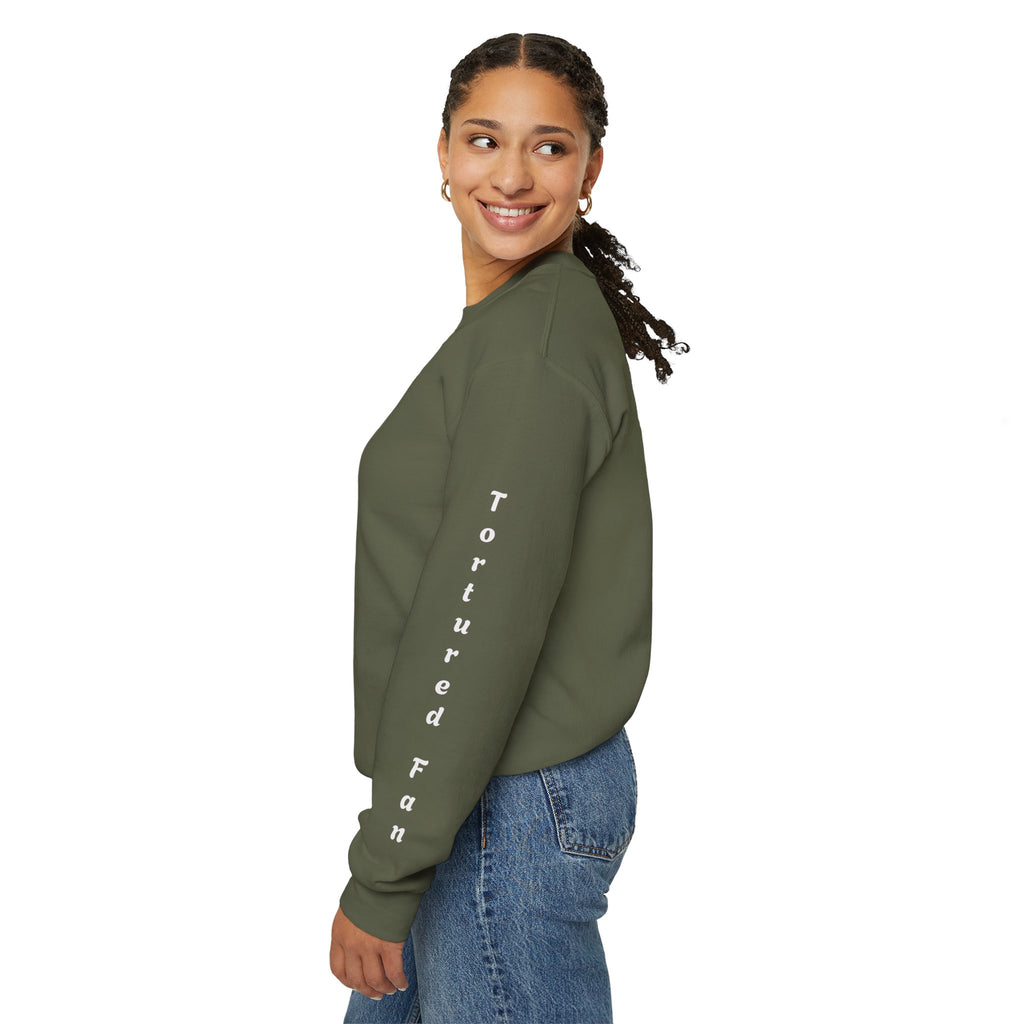 Fall Leaves & Pumpkins Crewneck Sweatshirt — Autumn Graphic Pullover