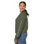 Fall Leaves & Pumpkins Crewneck Sweatshirt — Autumn Graphic Pullover