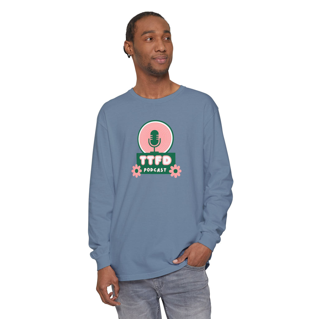TTFD Floral Mic Long-Sleeve Tee