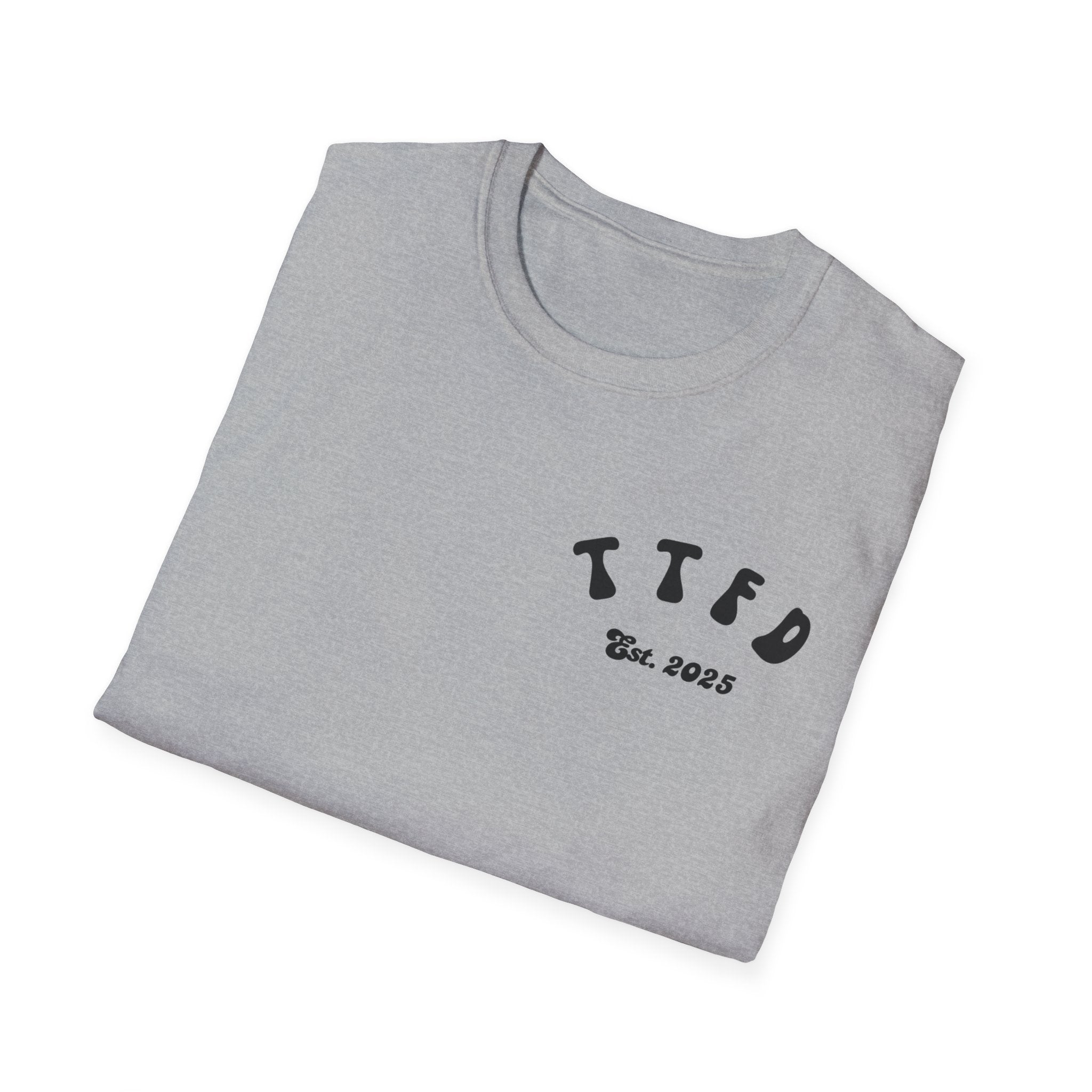 Unisex Softstyle T-Shirt with Retro Podcast Design, Perfect for Fans, Gift for Podcast Lovers, Casual Wear, Unique Tee, Comfort Fashion