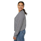 Fall Leaves & Pumpkins Crewneck Sweatshirt — Autumn Graphic Pullover