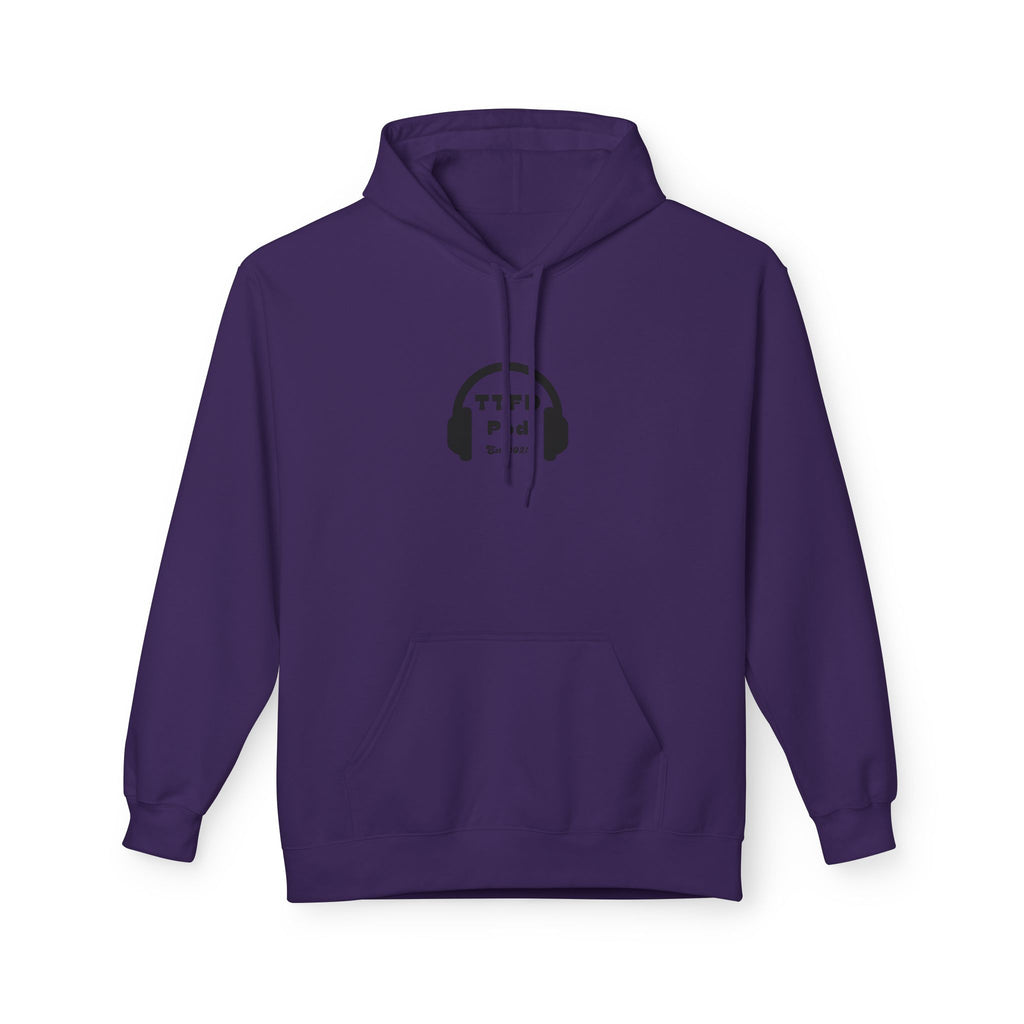 Headphone Graphic Fleece Hoodie (Unisex)