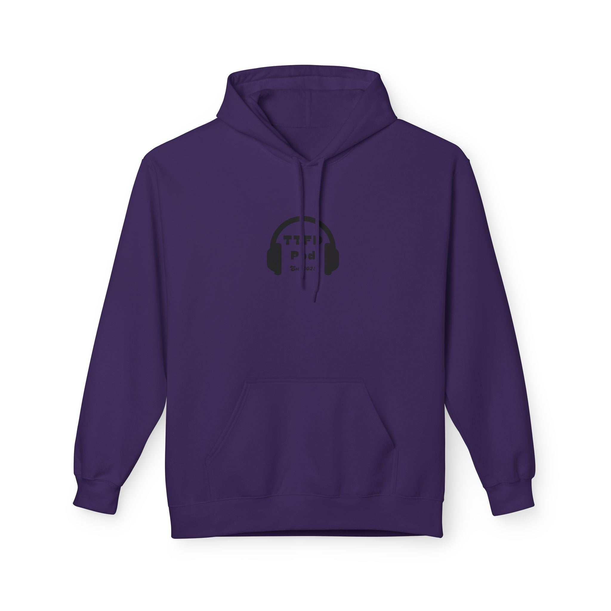 Headphone Graphic Fleece Hoodie (Unisex)