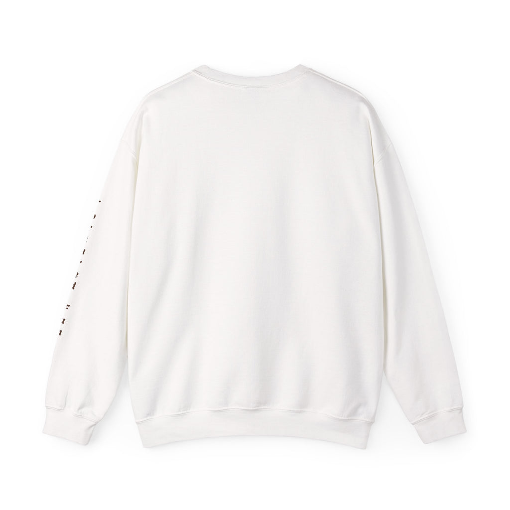 Fall Leaves & Pumpkins Crewneck Sweatshirt — Autumn Graphic Pullover