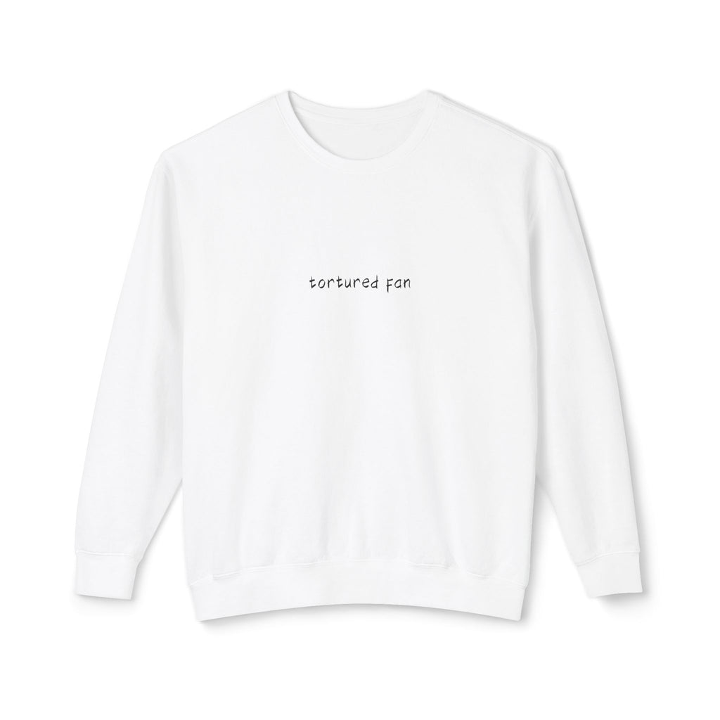 Minimalist "Saturated Fan" Crewneck Sweatshirt