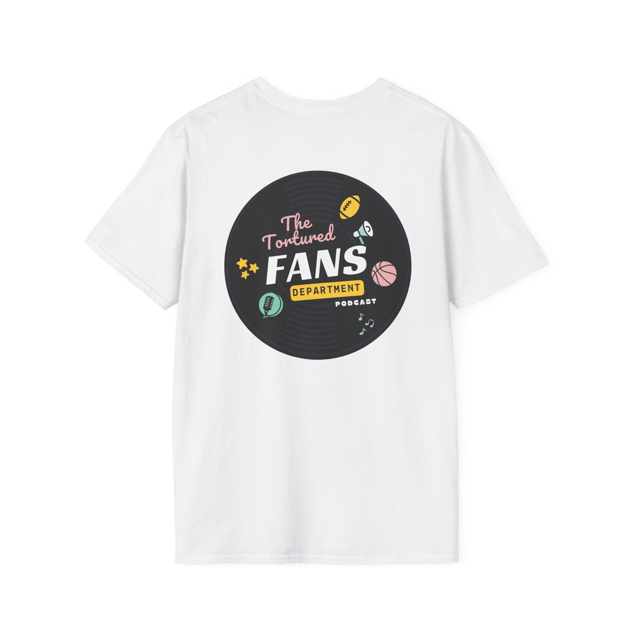Unisex Softstyle T-Shirt with Retro Podcast Design, Perfect for Fans, Gift for Podcast Lovers, Casual Wear, Unique Tee, Comfort Fashion