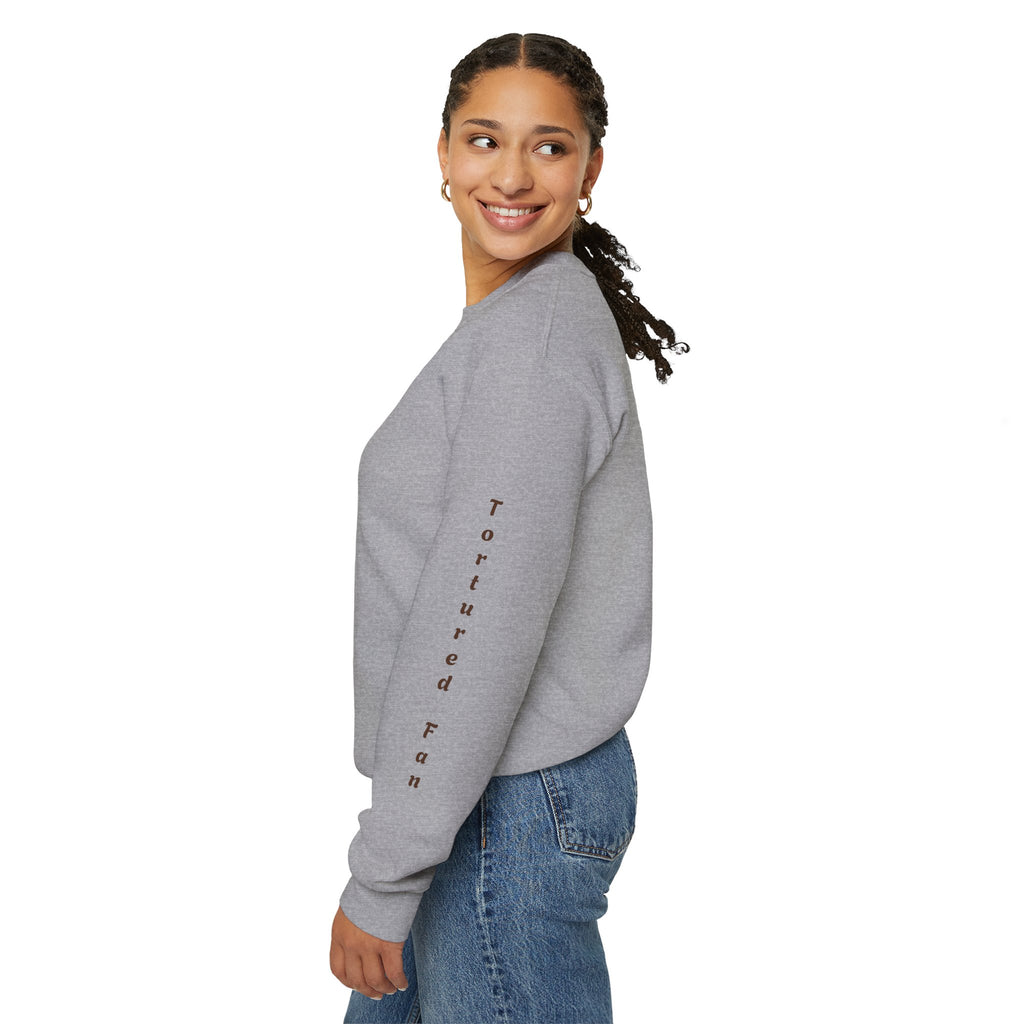 Fall Leaves & Pumpkins Crewneck Sweatshirt — Autumn Graphic Pullover