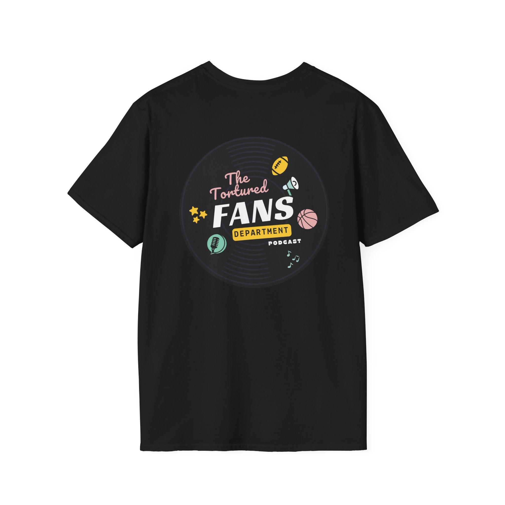 Unisex Softstyle T-Shirt with Retro Podcast Design, Perfect for Fans, Gift for Podcast Lovers, Casual Wear, Unique Tee, Comfort Fashion