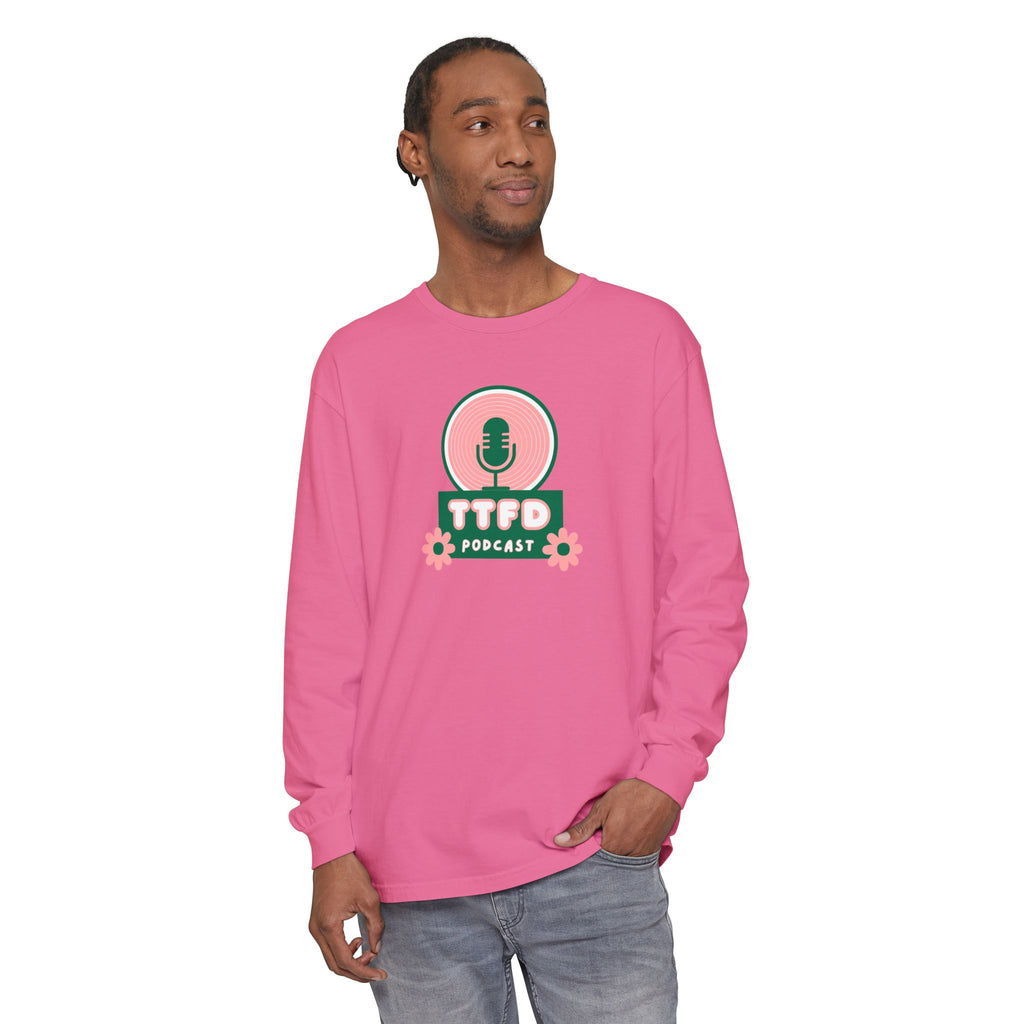 TTFD Floral Mic Long-Sleeve Tee