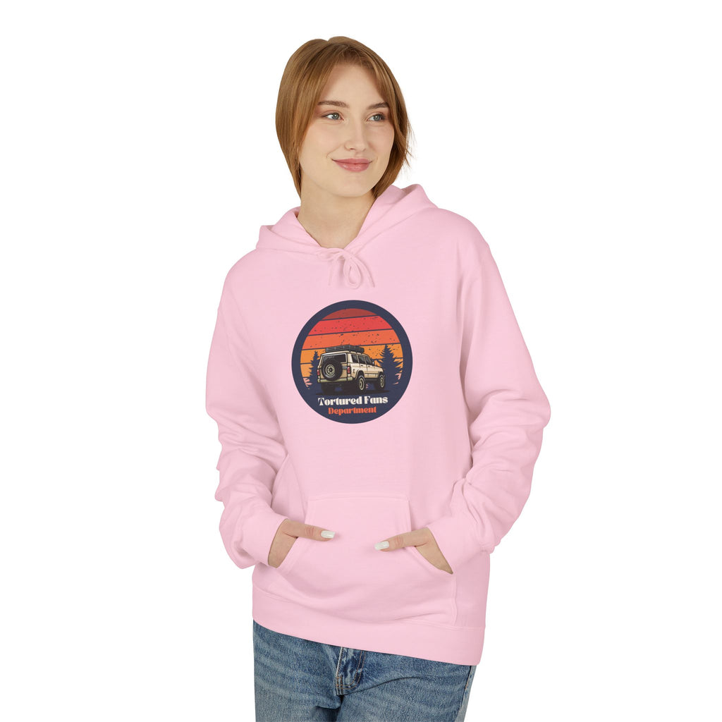 Adventure Jeep Hoodie – "I Don't Need Therapy, I Just Need My Jeep" Vintage Sunset