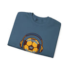 Crewneck Sweatshirt — 'Friends on Football' Headphones Logo