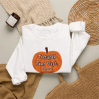 Crewneck Sweatshirt — Pumpkin "Tortured Fan" Halloween Graphic