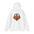Halloween Pumpkin Podcast Hoodie — Jack-O'-Lantern with Headphones & Microphone