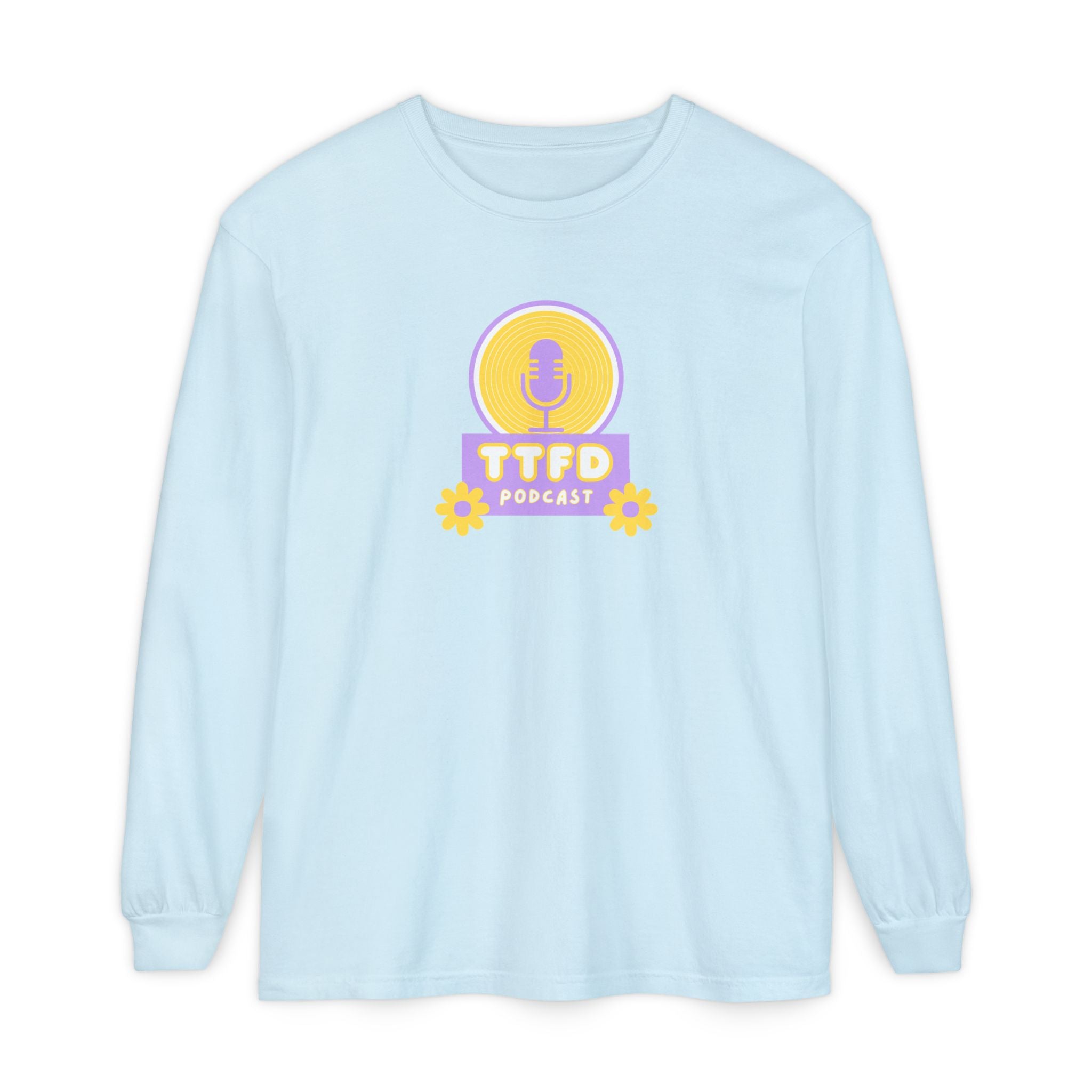 TTFD Floral Mic Long-Sleeve Tee