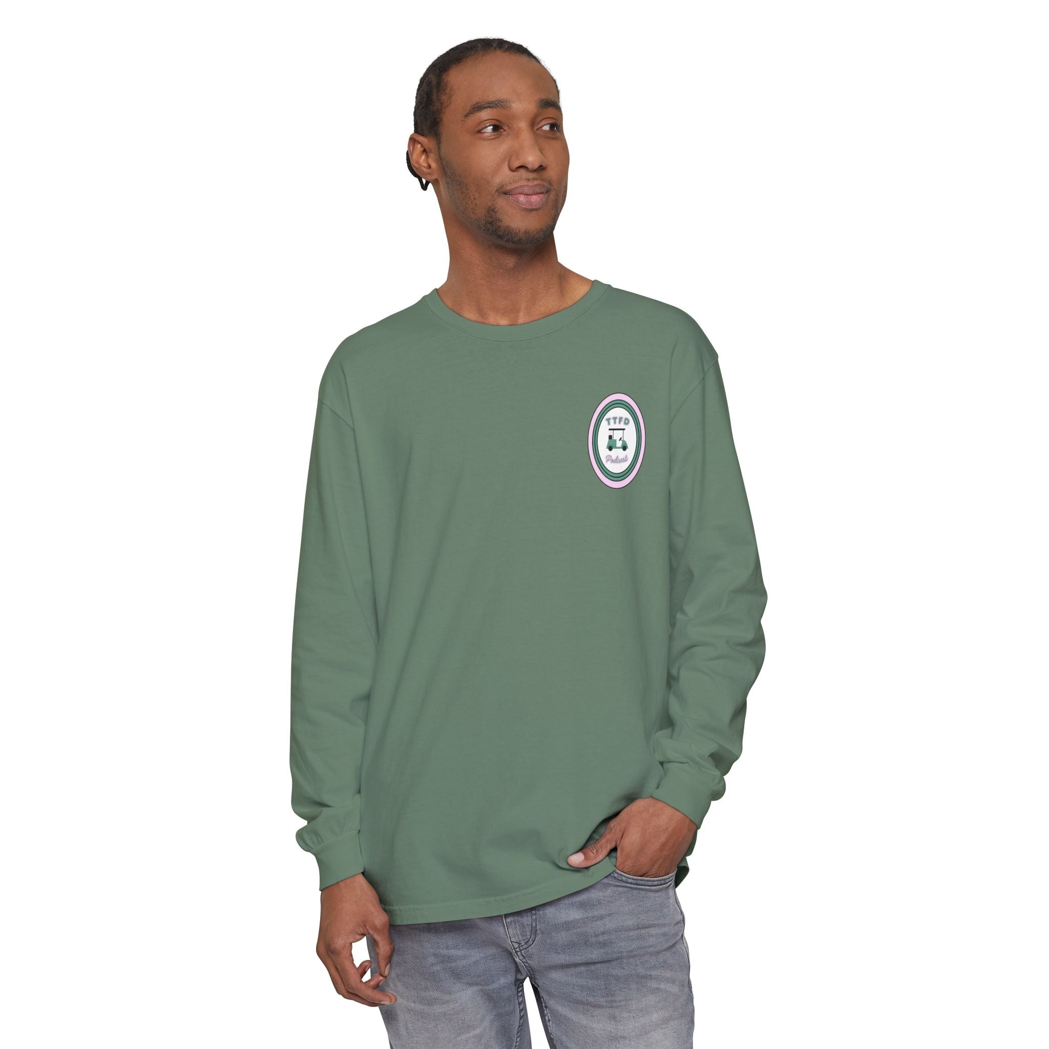 TTFD Podcast Golf Long-Sleeve Tee
