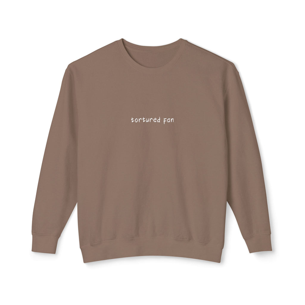 Minimalist "Saturated Fan" Crewneck Sweatshirt