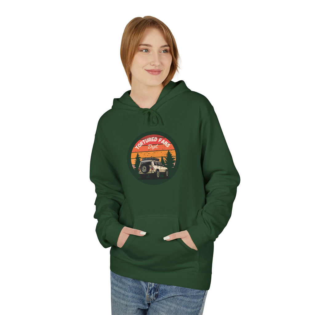 Adventure Jeep Hoodie – "I Don't Need Therapy, I Just Need My Jeep" Vintage Sunset