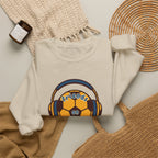 Crewneck Sweatshirt — 'Friends on Football' Headphones Logo