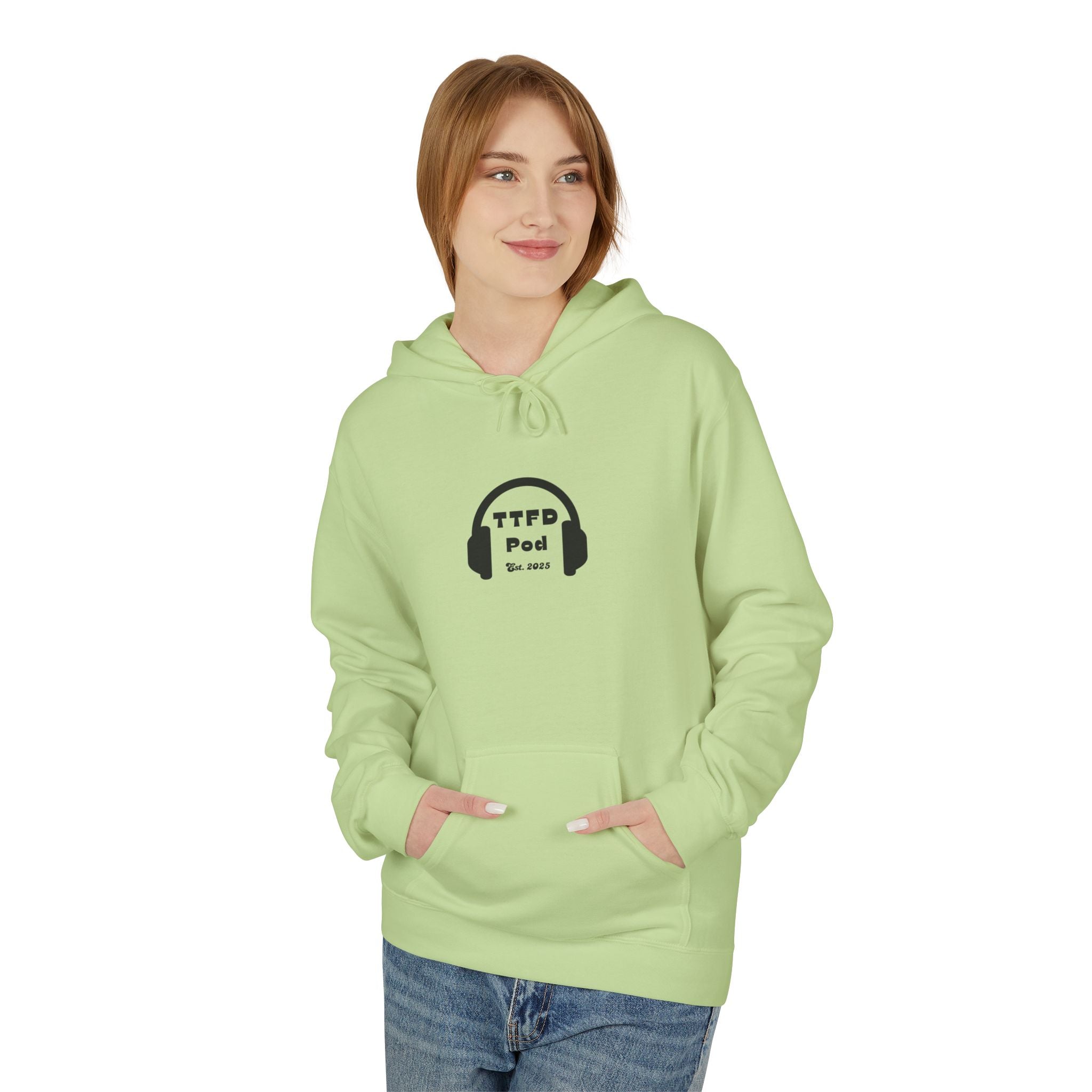 Headphone Graphic Fleece Hoodie (Unisex)