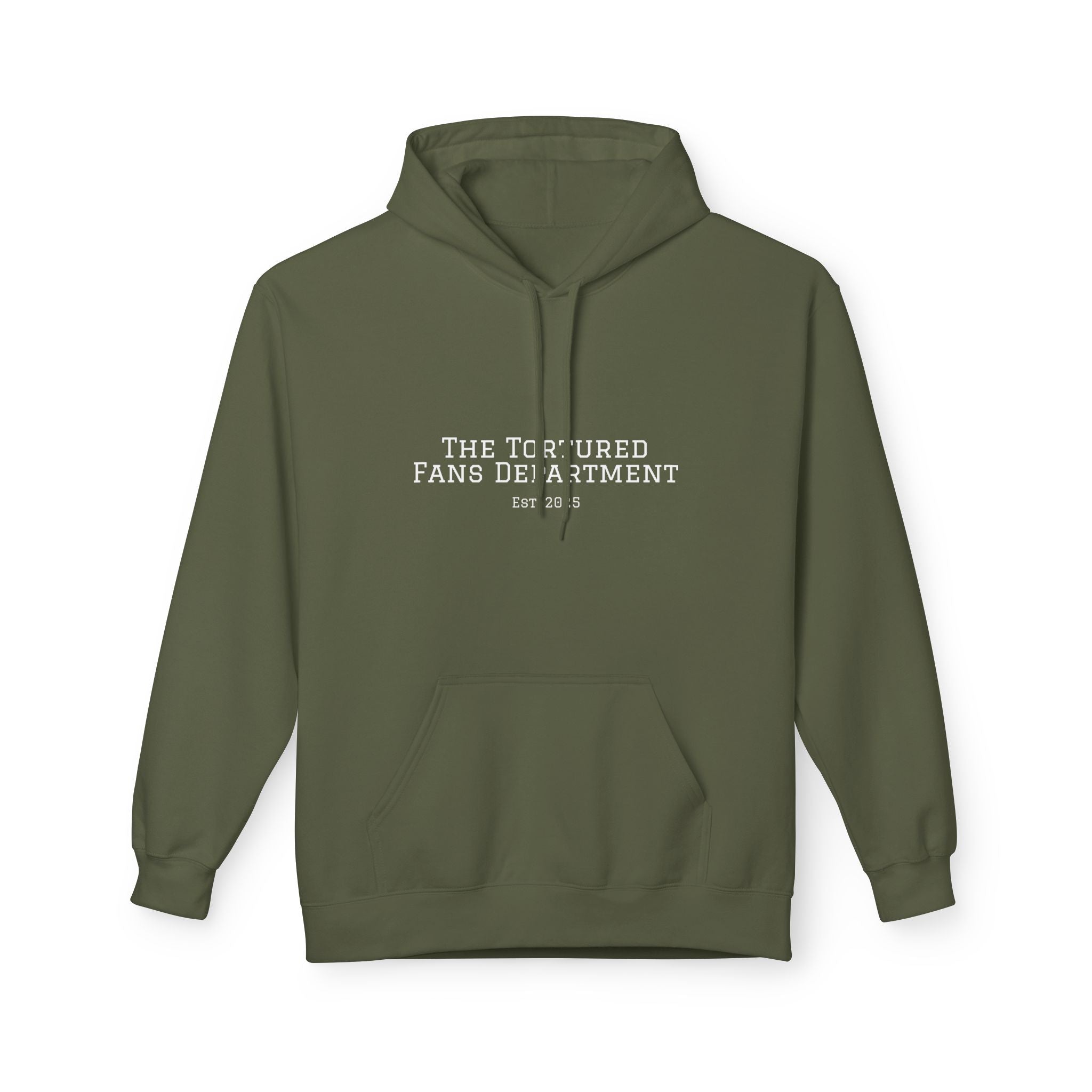 Tortured Fans Department Hoodie, Cozy Unisex Sweatshirt, Perfect for Fans, Gift for Occasions, Casual Wear, Fleece Pullover