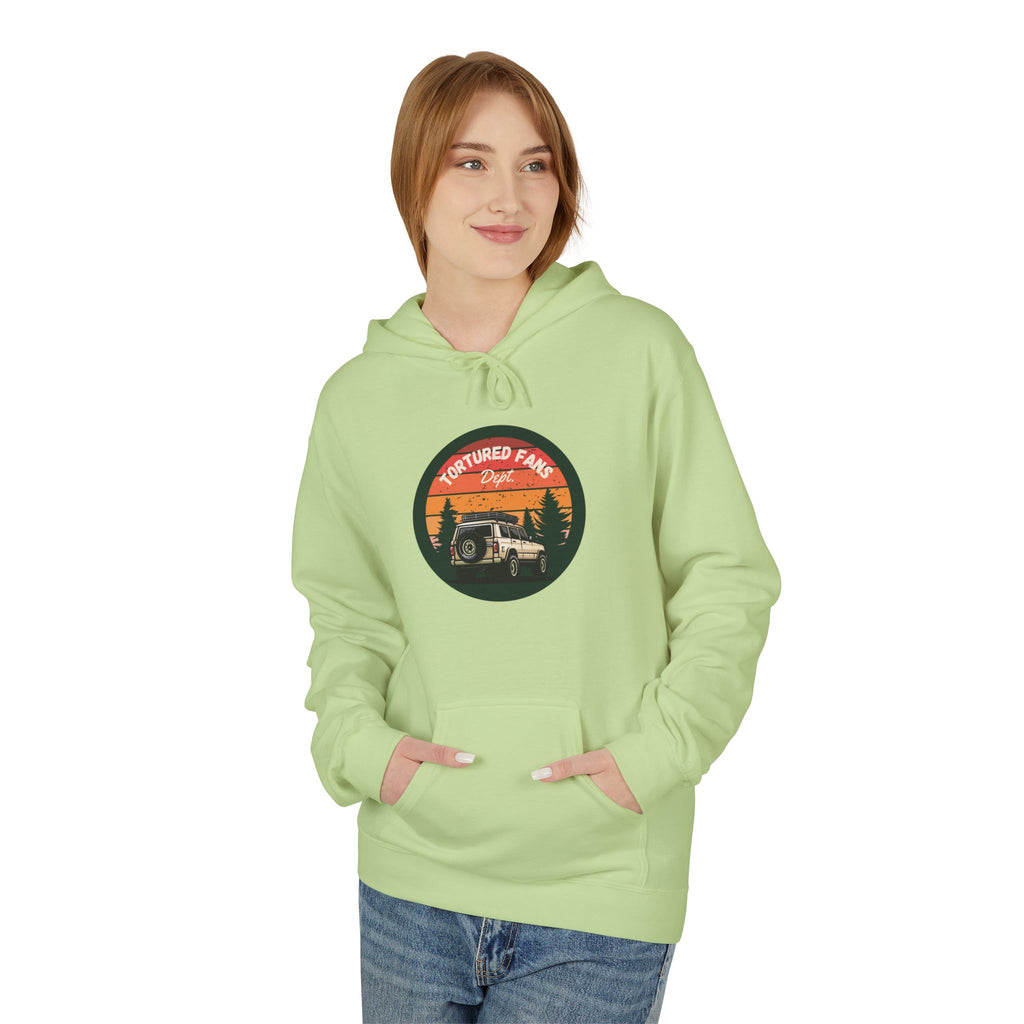 Adventure Jeep Hoodie – "I Don't Need Therapy, I Just Need My Jeep" Vintage Sunset