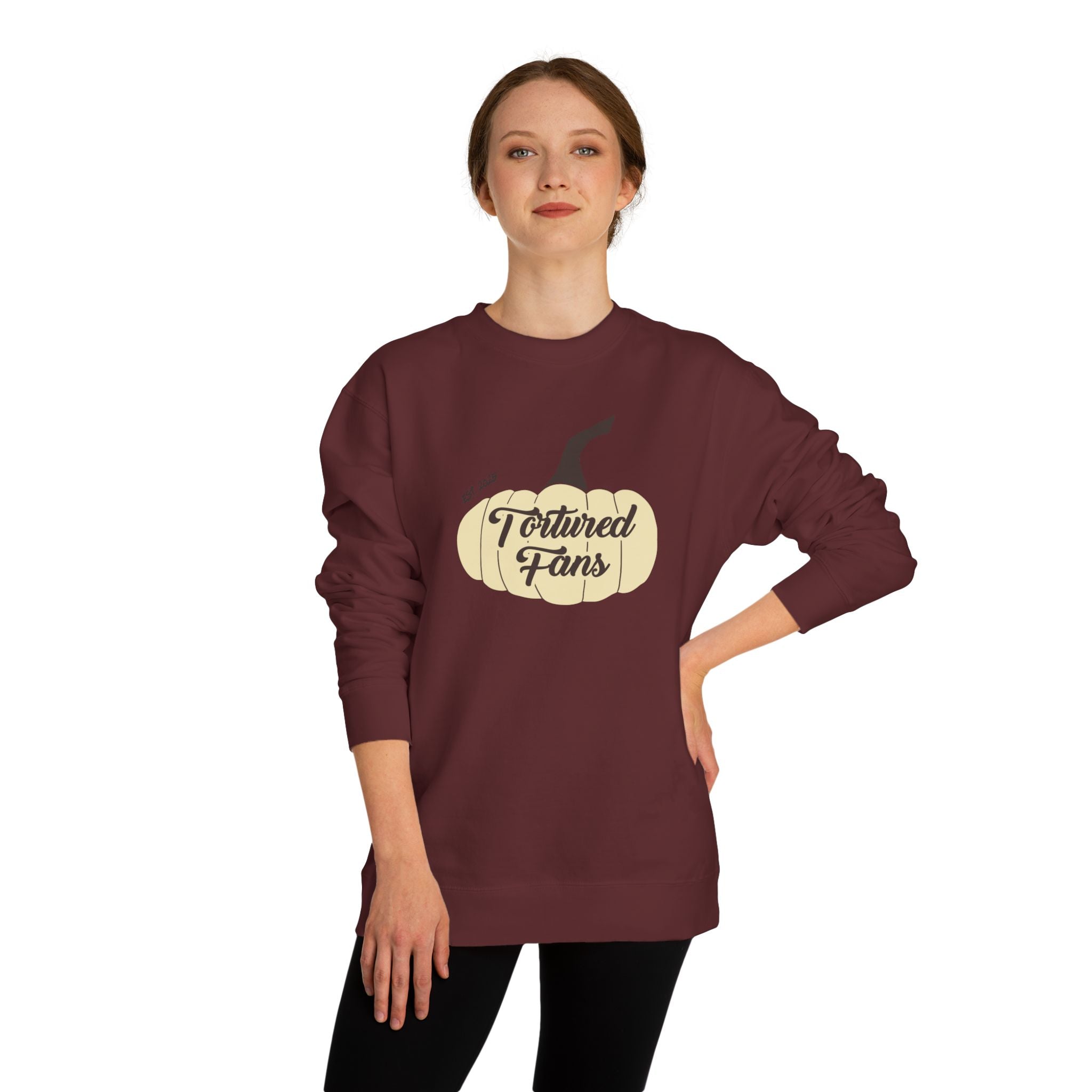 Autumn Pumpkin Sweatshirt - Cozy Fall Apparel, Seasonal Gift, Unisex Crew Neck, Halloween Wear, Pumpkin Spice Lover