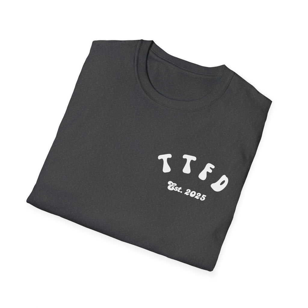 Unisex Softstyle T-Shirt with Retro Podcast Design, Perfect for Fans, Gift for Podcast Lovers, Casual Wear, Unique Tee, Comfort Fashion