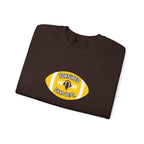 Tortured Fans Dept. Football Crewneck Sweatshirt (Yellow Logo)