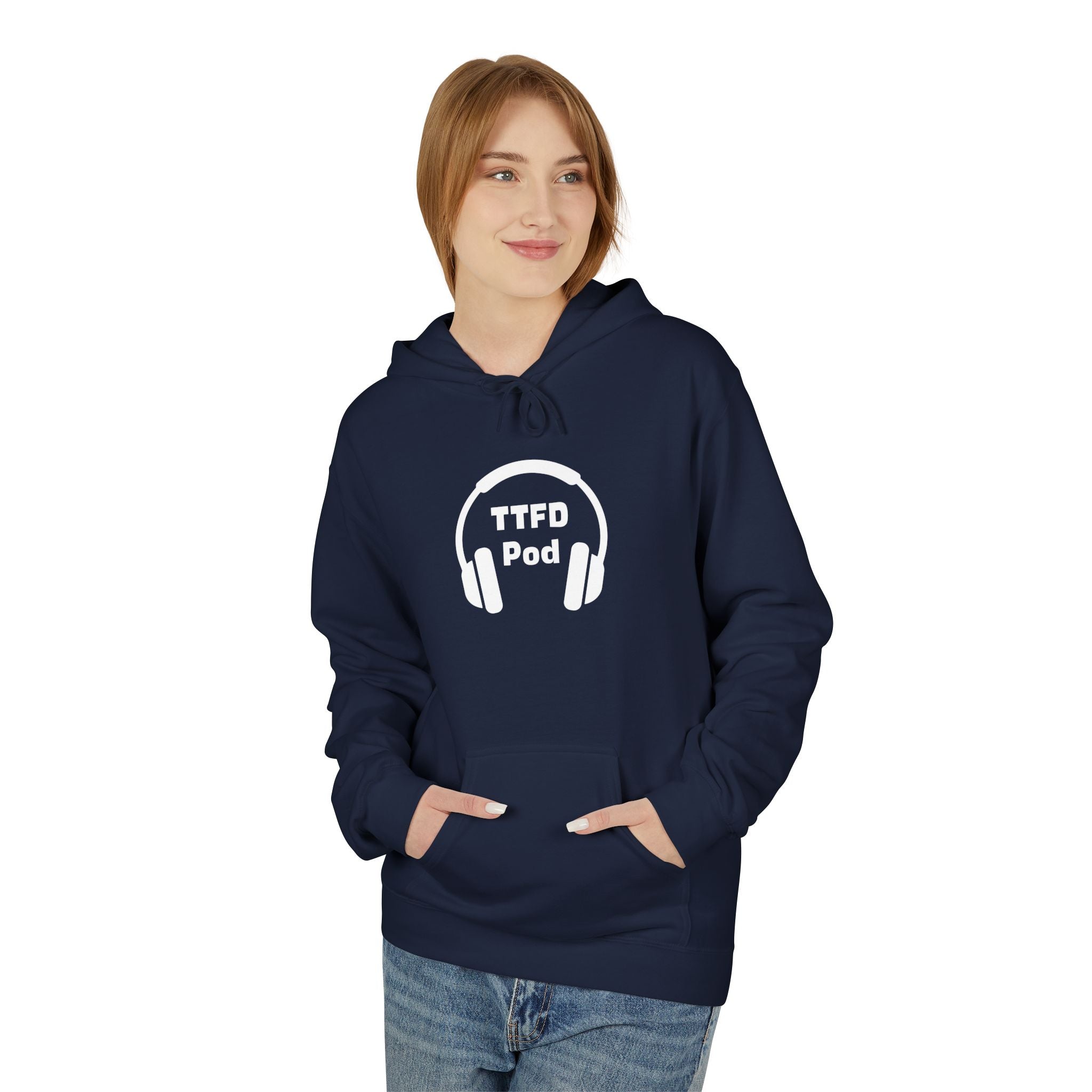 Midweight Fleece Hoodie (Headphone Logo)