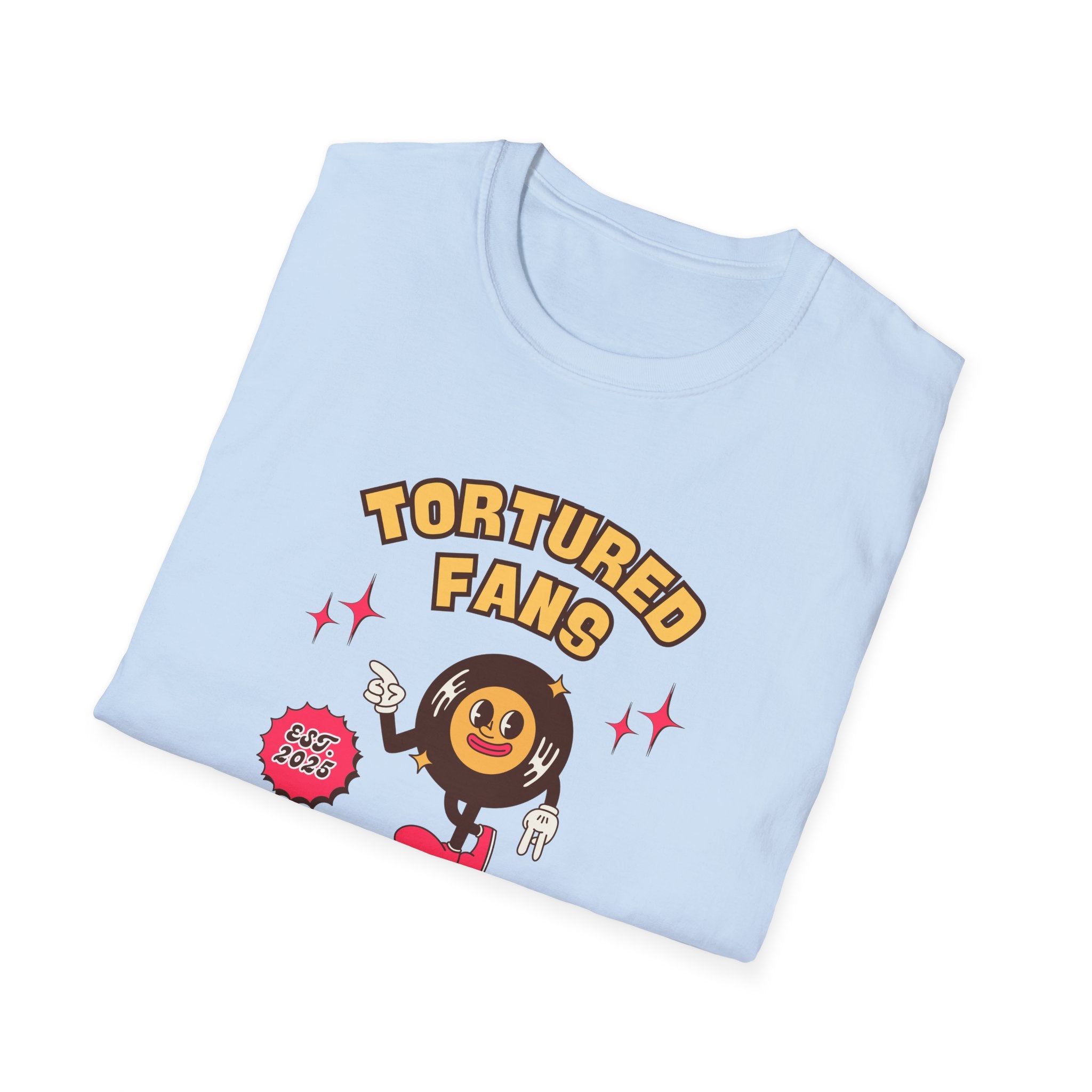 T-Shirt — "Tortured Fans Department" Retro Vinyl Tee
