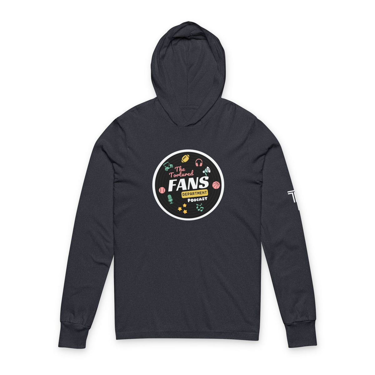 Lightweight Hooded Tee (Podcast Logo)