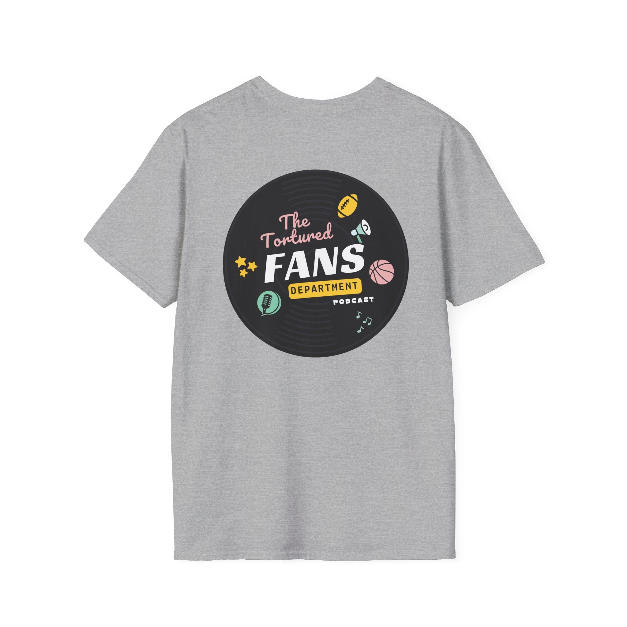 Unisex Softstyle T-Shirt with Retro Podcast Design, Perfect for Fans, Gift for Podcast Lovers, Casual Wear, Unique Tee, Comfort Fashion