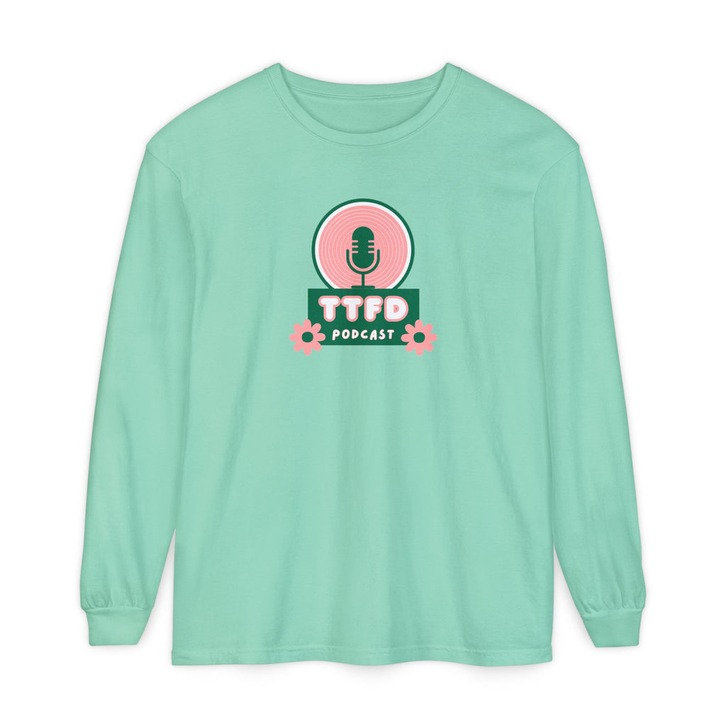 TTFD Floral Mic Long-Sleeve Tee