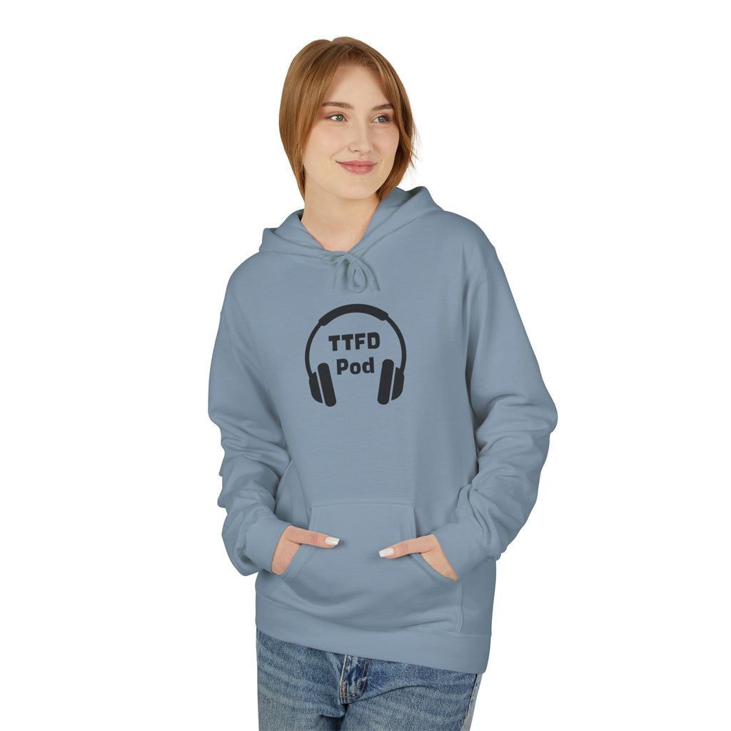 Midweight Fleece Hoodie (Headphone Logo)