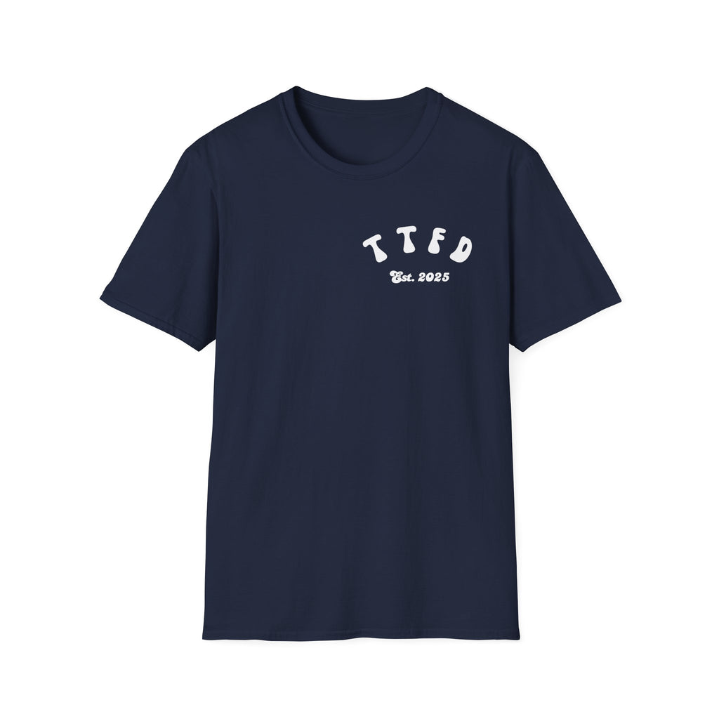 Unisex Softstyle T-Shirt with Retro Podcast Design, Perfect for Fans, Gift for Podcast Lovers, Casual Wear, Unique Tee, Comfort Fashion
