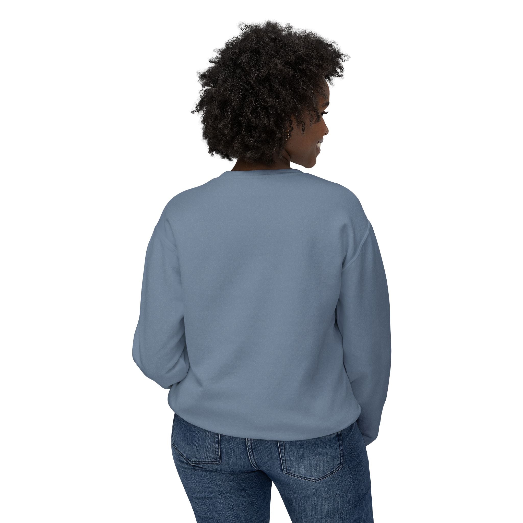 Minimalist "Saturated Fan" Crewneck Sweatshirt