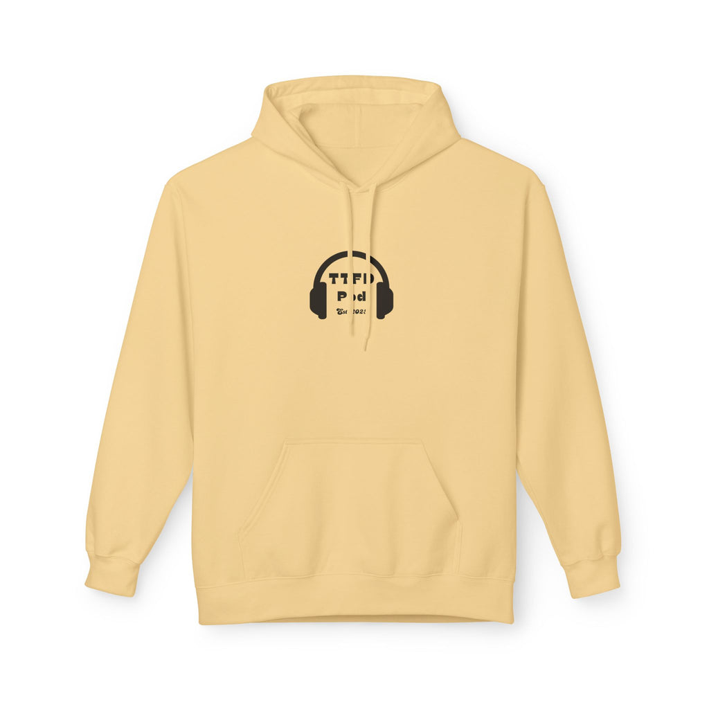 Headphone Graphic Fleece Hoodie (Unisex)
