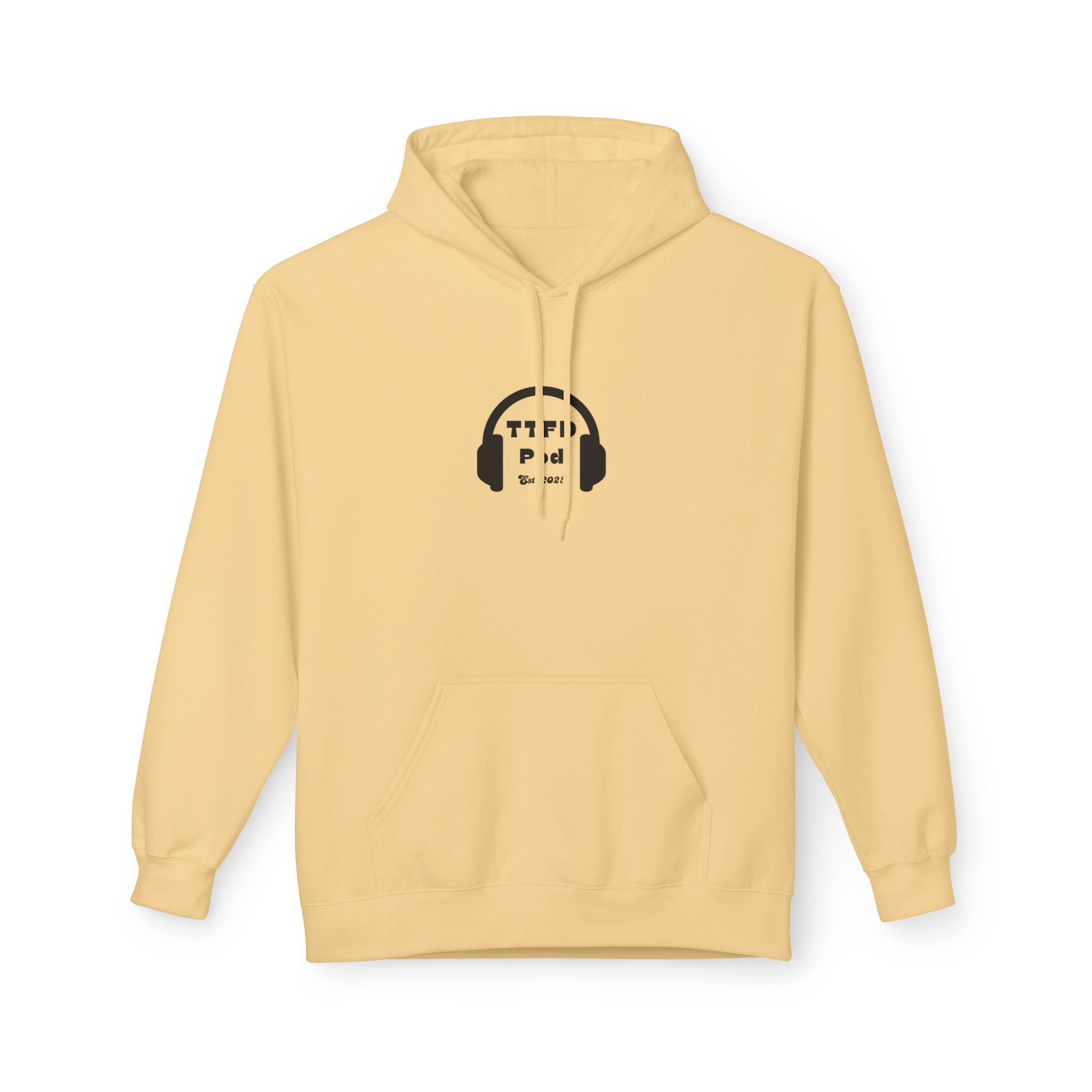 Headphone Graphic Fleece Hoodie (Unisex)