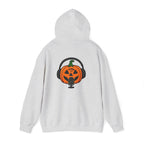 Halloween Pumpkin Podcast Hoodie — Jack-O'-Lantern with Headphones & Microphone