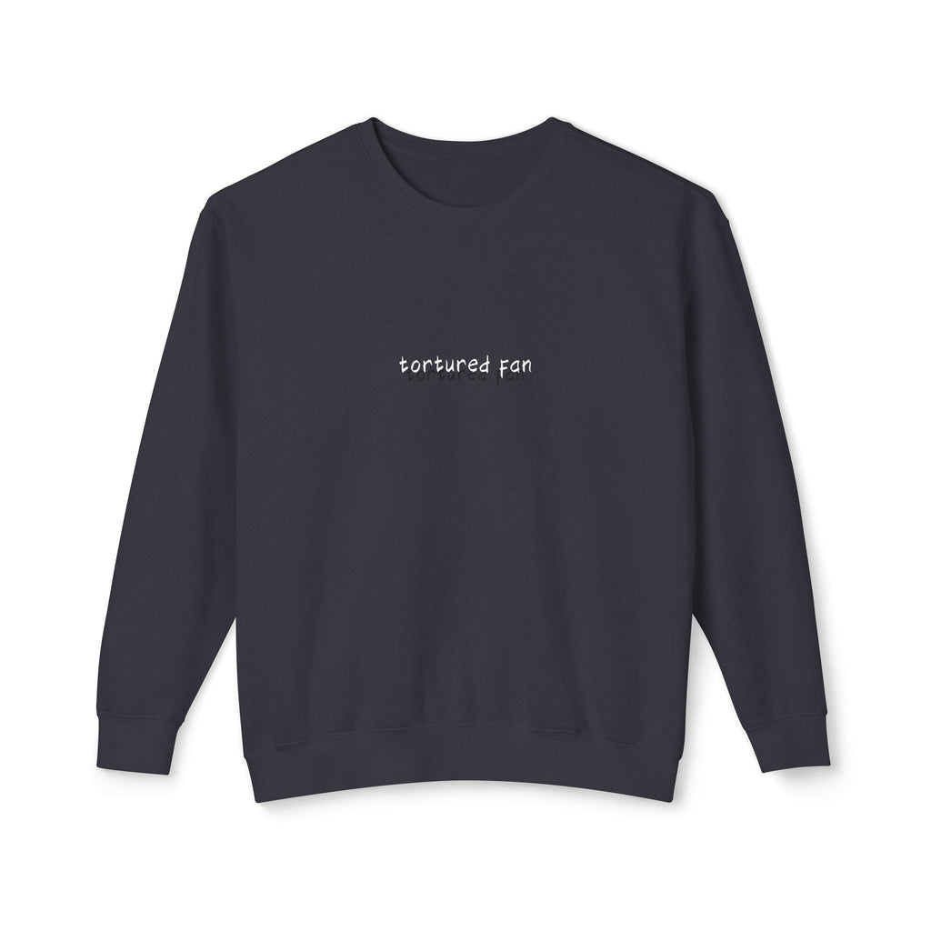 Minimalist "Saturated Fan" Crewneck Sweatshirt