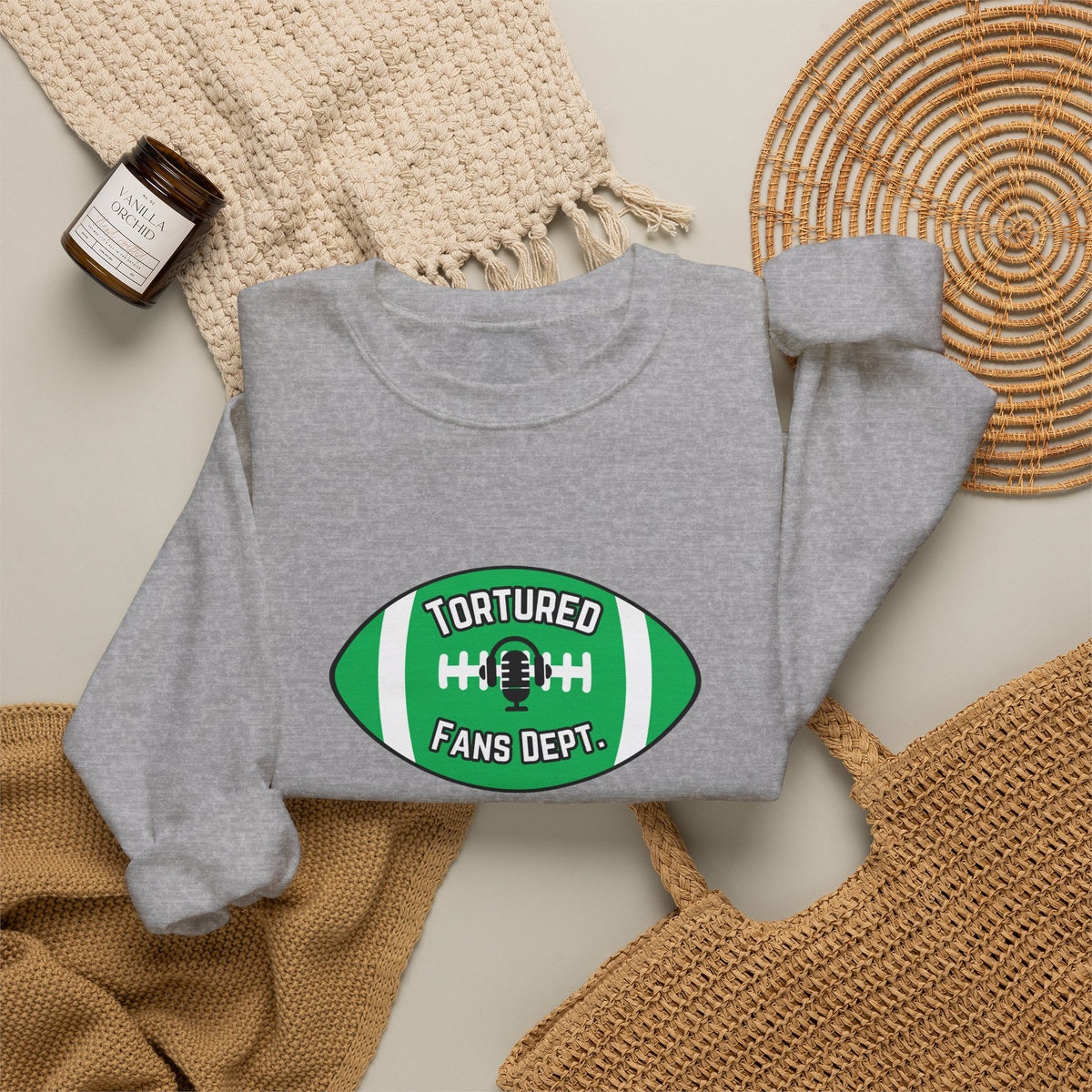Tortured Fans Dept. Football Crewneck Sweatshirt