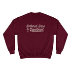 Champion Sweatshirt — Tortured Fans Department Script Crewneck