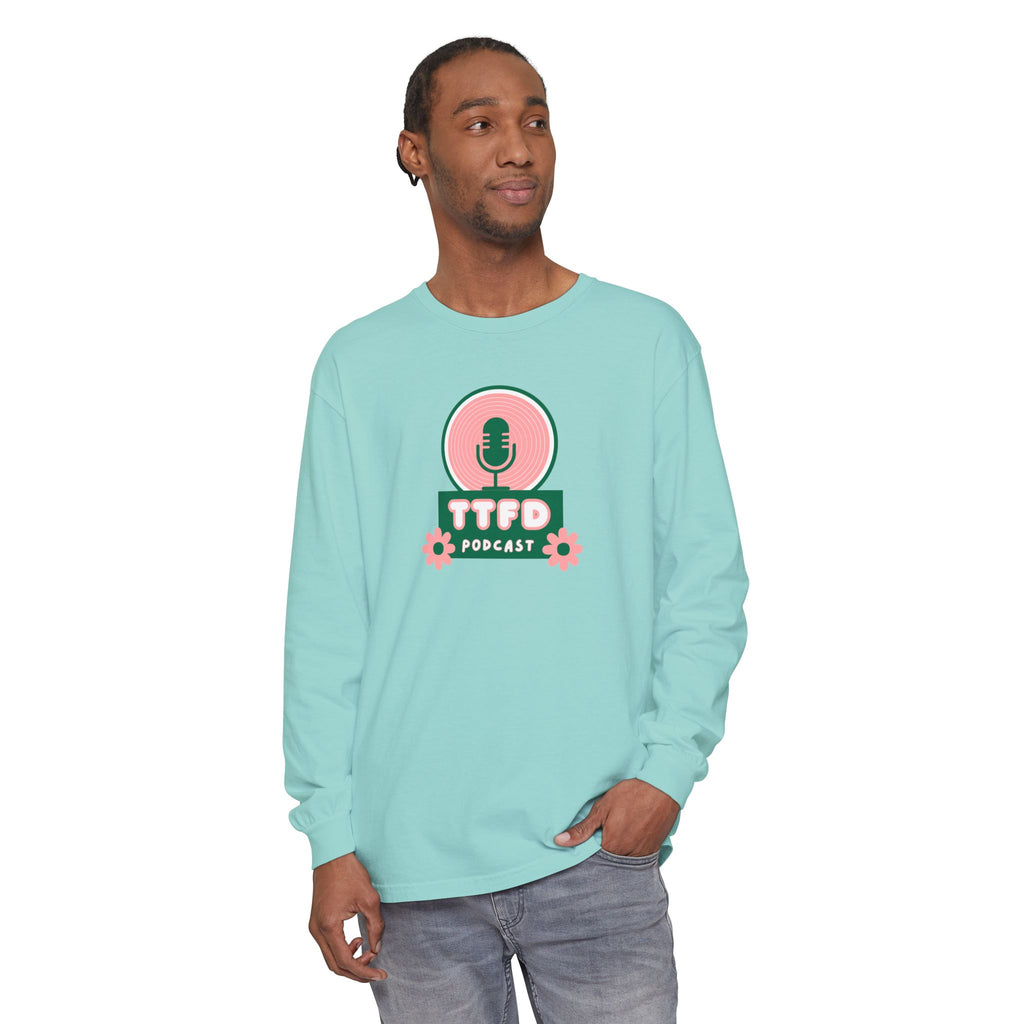 TTFD Floral Mic Long-Sleeve Tee