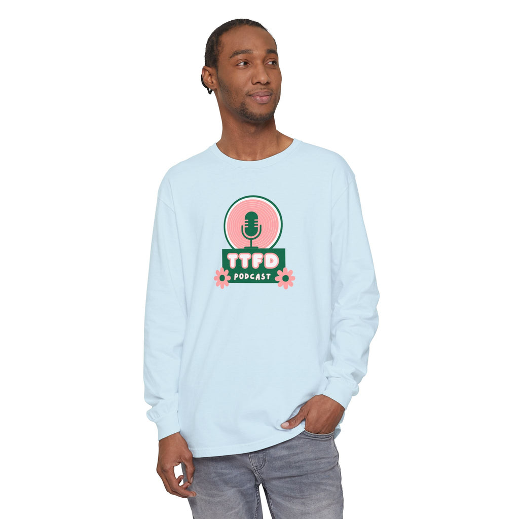 TTFD Floral Mic Long-Sleeve Tee